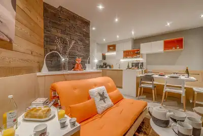 Image de Appartement Premium 2 pièces cabine 4/5 personnes, entièrement rénové, au cœur de Tignes Lavachet