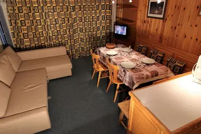 Image de Grand studio pour 4 pers. avec balcon et vue sur lac à Tignes