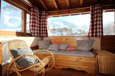 Image de Chalet traditionnel à Tignes - 3 pièces, 6 personnes, WiFi inclus