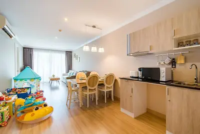 Image de Cozy 3br Family Condo in Hua Hin Free Water Park Walk to Beach and Cicada Market