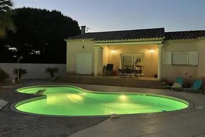 Image de Jolie Villa 150 m2 climatisée piscine au sel près des plages du cap d’Agde