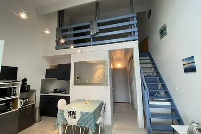 Image de Appartement avec terrasse, parking et vue sur port à Capbreton
