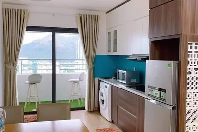 Image de ville côtière de nha trang et vue sur la mer, appartement de 2 chambres