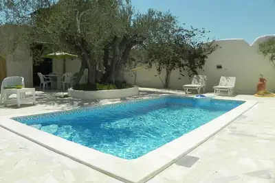 Image de Ghorfa Jolie Maison Piscine Privee Sans Vis A Vis \"Mer/Desert Djerbadecouverte\"