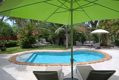 Image de Paradise Island villa 3 suites, piscine privée dans un très beau jardin tropical