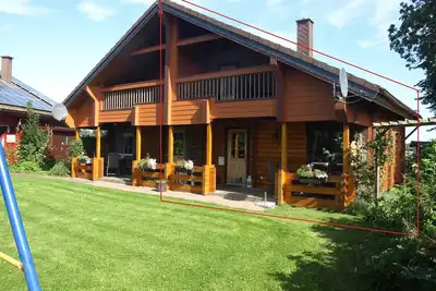 Image de Maisons en rondins 4 étoiles avec sauna / cheminée près de Schlei u. Mer Baltique près de Kappeln