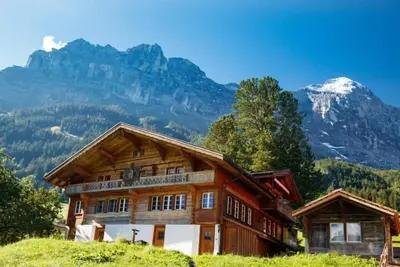 Image de Appartement de vacances Grindelwald pour 1 - 7 personnes avec 2 chambres à coucher - Ferme