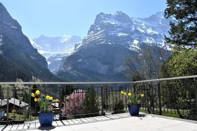 Image de Appartement de vacances Grindelwald pour 1 - 4 personnes avec 1 chambre à coucher - Logement de vaca
