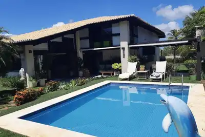 Image de Grande maison, communauté fermée à Guarajuba, avec piscine, barbecue! ! !