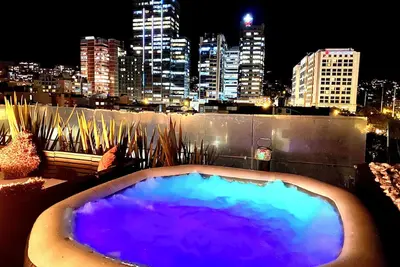 Image de Smart Penthouse, terrasse, jacuzzi, cheminées, cinéma, barbecue, douche d'hydromassage