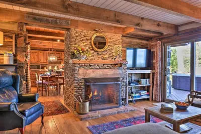 Image de Nouveau! Cabane rustique avec vue sur la montagne et la rivière