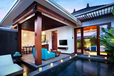 Image de Villa avec 1 chambre et piscine privée à Legian Kuta près de la plage