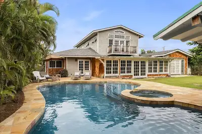 Image de 4bd / 3. 5ba Charmante maison nautique de Kahala avec piscine et A / C. - Kahala Seaside