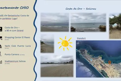 Image de très bel (nouveau) appartement Chio pour famille sur la plage