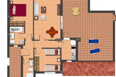 Image de Immeuble de grand standing 2 chambres 1 (Appartement 1)