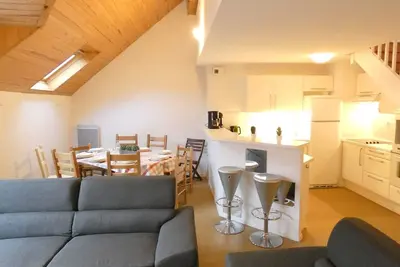 Image de Duplex T4 8 pers, 102m², Saint-Lary-Soulan, Balcon, Garage, 3 Chambres, 3⭐️, Proche Centre