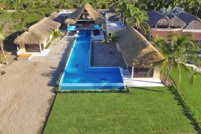 Image de Incroyable maison de plage à Puerto Escondido, au Mexique.