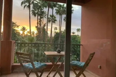 Image de Bel appartement avec vue exceptionnelle sur les célèbres jardins Majorelle