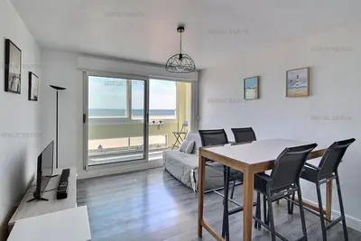 3esplanade : idéalement situé, Appt face mer 5 pers, emplct parking privé