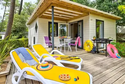 Image de Cottage Premium 2ch | Premium - 32 à 50m² terrasse couv. - Tv - Lv - Wifi Gratuit 4 personnes