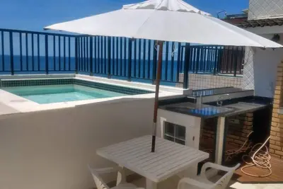Image de Cobertura com Piscina no Coração do Carnaval - Ssa004