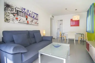 Image de Première ligne / Wifi / Spa / Vues mer / Piscine chauffée / Mascotte