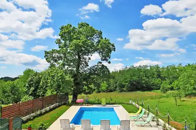 Image de Maison de vacances privée avec climatisation, piscine privée, internet, Tv, terrasse, parking
