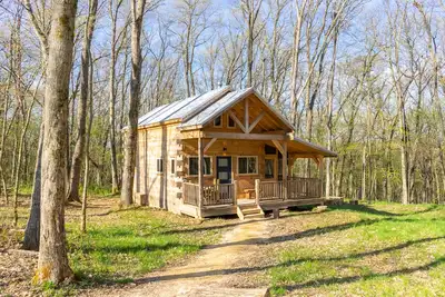 Image de Luxe rustique dans une cabane en rondins privée près de Viroqua