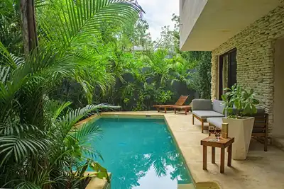 Image de Villa Mayas À Aldea Zama 2. 5 Km De La Plage