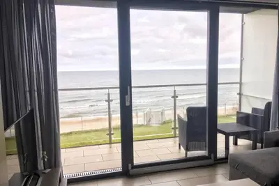 Image de vue onirique sur la mer Baltique