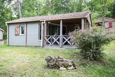 Image de Chalet RĂŠVE (5 pers) 2 Chambres- Climatisation - Terrasse couverte 5 personnes