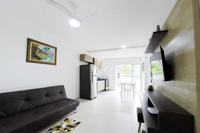 Image de Magnifique appartement à 350m de Perequê Açu.