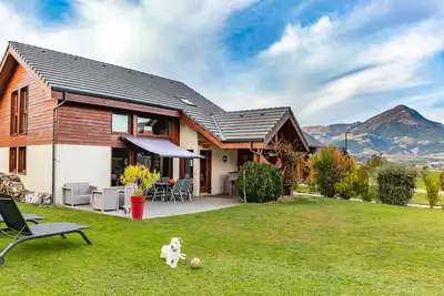 Image de Maison dans les Alpes vue exceptionnelle