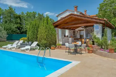 Image de Magnifique maison de vacances privée avec climatisation, Wifi, piscine privée, Tv et patio