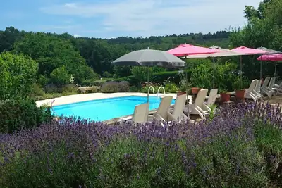 Image de Retraite rurale de 3 chambres pour familles et animaux domestiques près de la rivière Lot et des vignobles