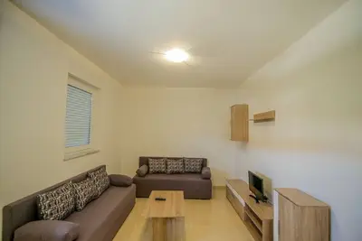 Appartement de deux chambres avec la terrasse et la vue sur le mer Novalja, Pag (A-17954-g)