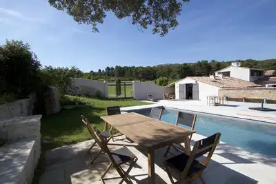 Image de Mas du LOop  :  avec piscine chauffée sur grand terrain milieu de la nature