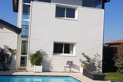 Image de Exclusive rental 3 bedrooms garden private heated pool Hossegor Capbreton