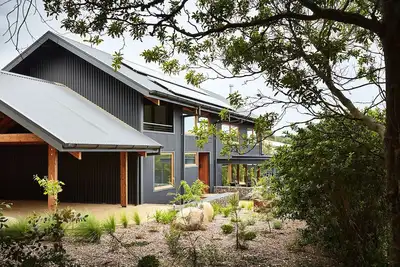 Image de Maison de conception architecturale située au cœur de la péninsule de Mornington