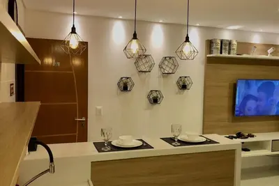 Image de Appartement à 30m de la plage de Bessa - João Pessoa<br><br>Appartement pour 4 personnes<br><br>Terminé