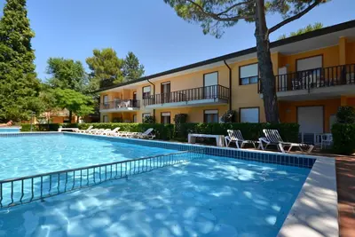 Image de Joli appartement avec piscine, climatisation, Wifi, Tv, balcon et animaux admis