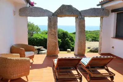 Image de Joli appartement dans une maison de vacances avec climatisation, Tv, terrasse, animaux admis