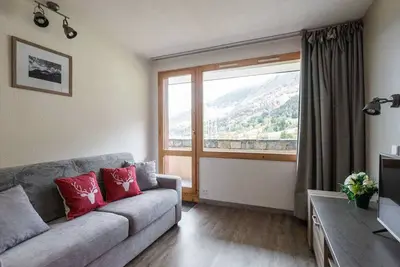 Image de Appartement rénové 2 pièces avec balcon à Valmorel, 4 pers, animaux acceptés