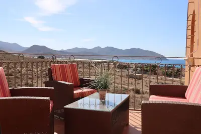 Image de Vue imprenable sur la montagne et la mer - Mojon Hills, Isla Plana, Espagne