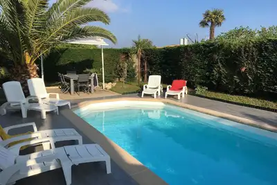 Image de House on the edge of the Arcachon basin Garden heated swimming pool & clim