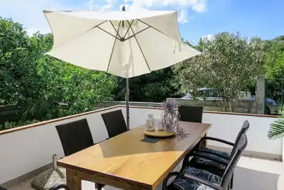 Image de Magnifique maison de vacances privée pour 4 personnes avec Wifi, climatisation, Tv et terrasse