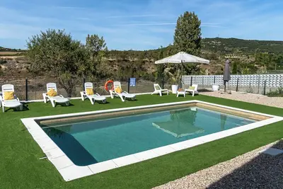 Image de Casa Rural La YeserĂa, the ideal getaway for families/friends. pool/Bbc/Relax