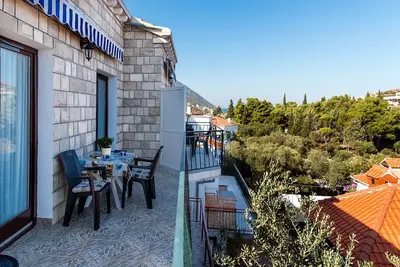 Image de Apartments Doris - Appartement 2 Chambres Standard avec Balcon Trpanj (3)