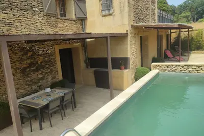 Image de Gite dans Mas provençal rénové avec piscine privative