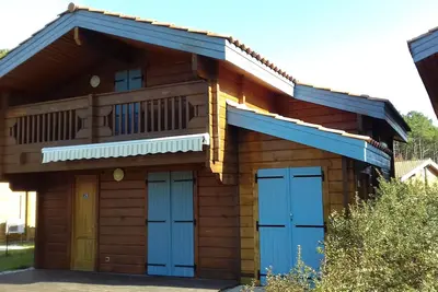 Image de Chalet climatisé 4/6 personnes 5km de plage et Mimizan dans la forêt Landaise